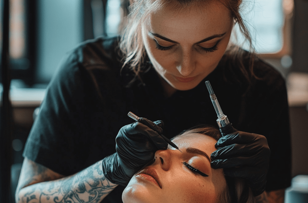 Hoe ziet permanente eyeliner eruit?